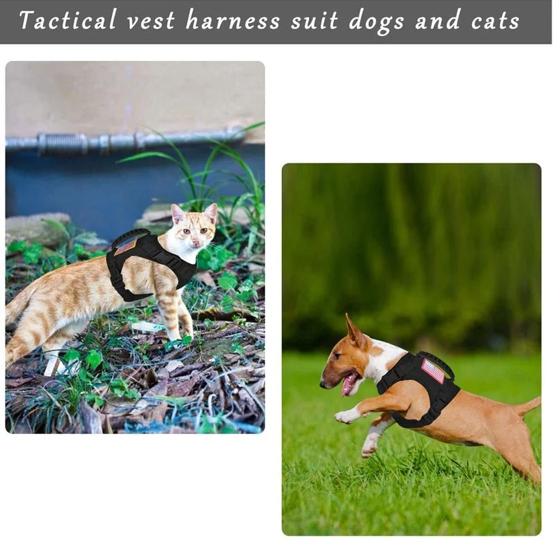 Military Hunting Shooting Tactical Vest Pet Harness