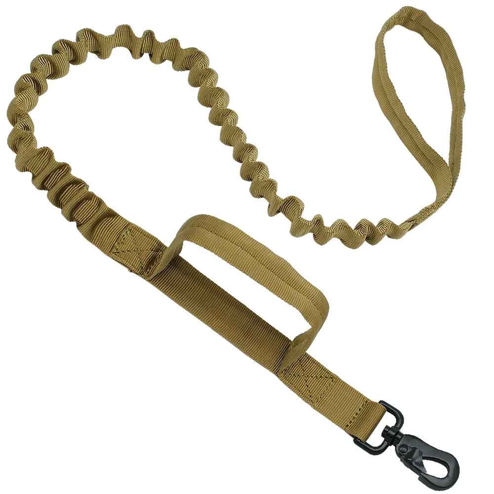 Military Tactical Nylon Bungee Leash Harness