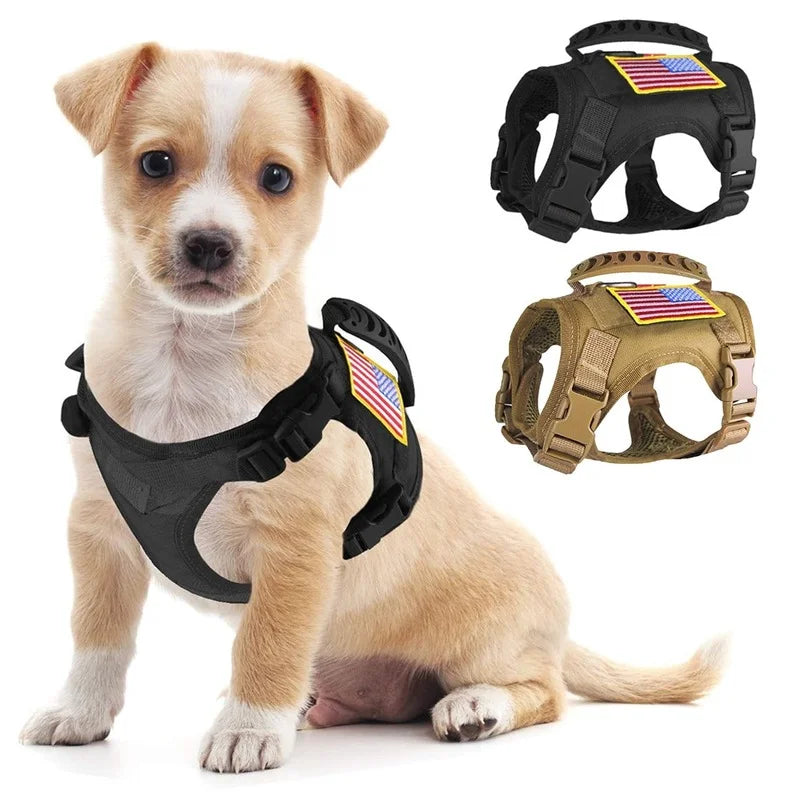 Military Hunting Shooting Tactical Vest Pet Harness
