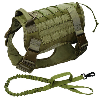 Military Tactical Nylon Bungee Leash Harness