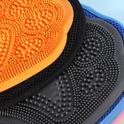 Silicone Pet Bath Massage Brush For Hair